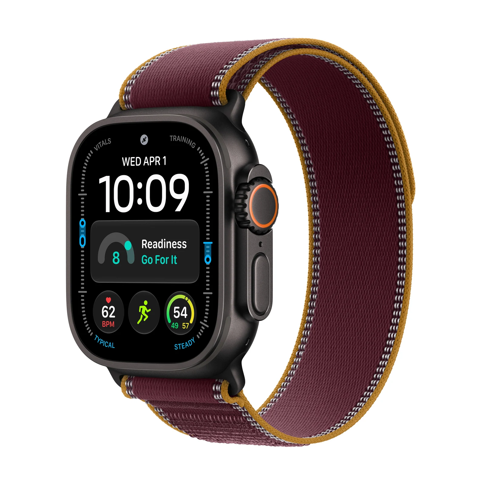 Apple Watch Ultra 4 in Black Titanium.